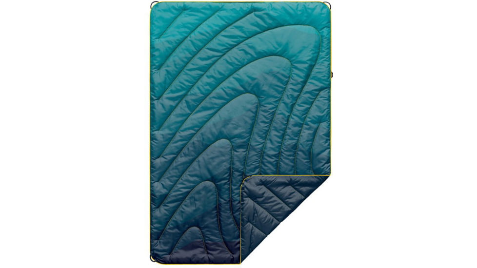 Rumpl Original Puffy Blanket, Printed, Cascade Fade/Teal, Junior, TPPB-P30-J