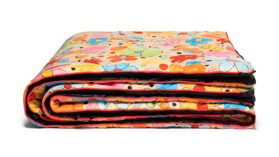 Rumpl Original Puffy Blanket, Printed, Dots &amp; Daisies/Mel Kadel, 1-Person, TPPB-MK1-1