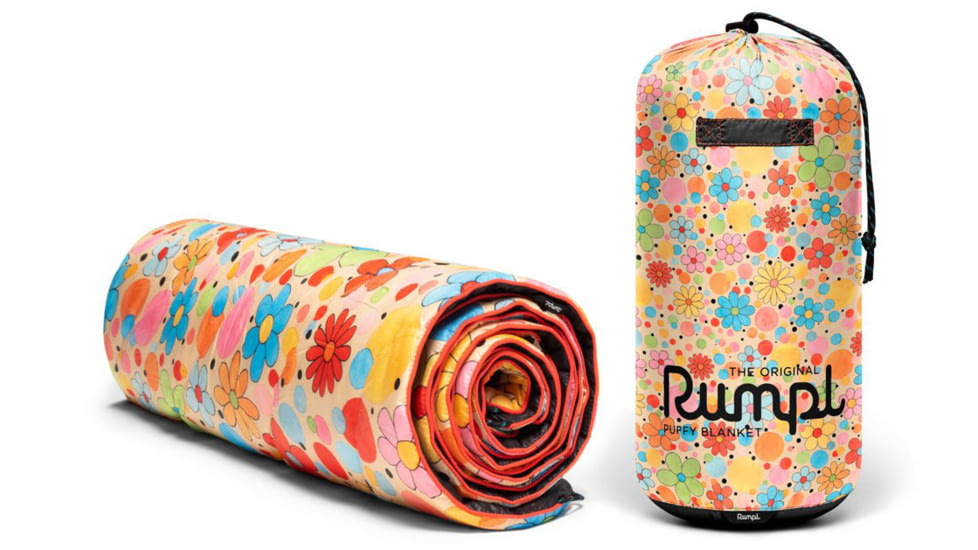Rumpl Original Puffy Blanket, Printed, Dots &amp; Daisies/Mel Kadel, 1-Person, TPPB-MK1-1