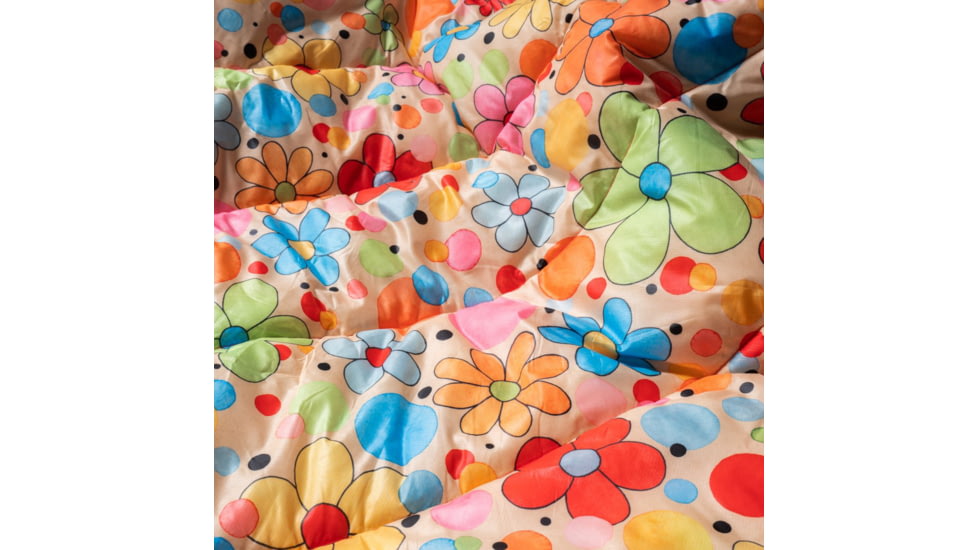 Rumpl Original Puffy Blanket, Printed, Dots &amp; Daisies/Mel Kadel, 1-Person, TPPB-MK1-1