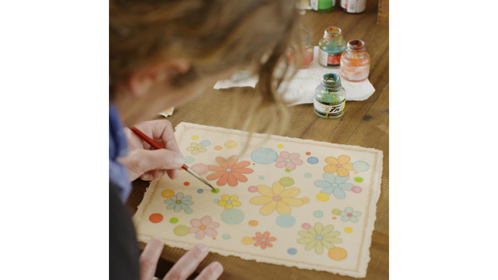 Rumpl Original Puffy Blanket, Printed, Dots &amp; Daisies/Mel Kadel, 1-Person, TPPB-MK1-1