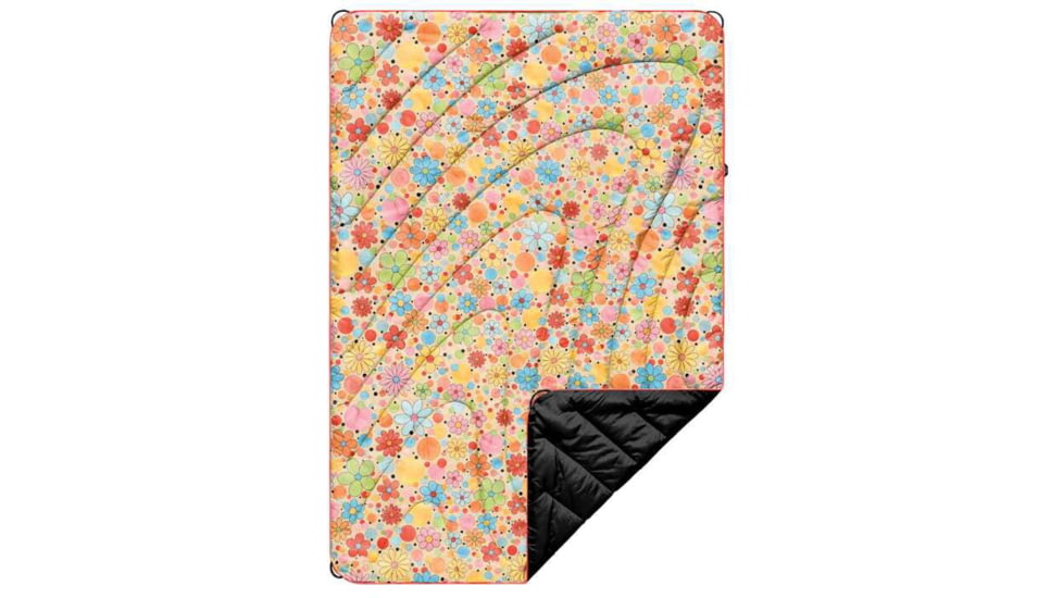 Rumpl Original Puffy Blanket, Printed, Dots &amp; Daisies/Mel Kadel, Junior, TPPB-MK1-J