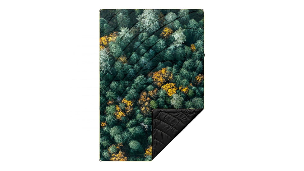 Rumpl Original Puffy Blanket - Printed, Gold Growth, 1 Person, TPPB-GOL-1