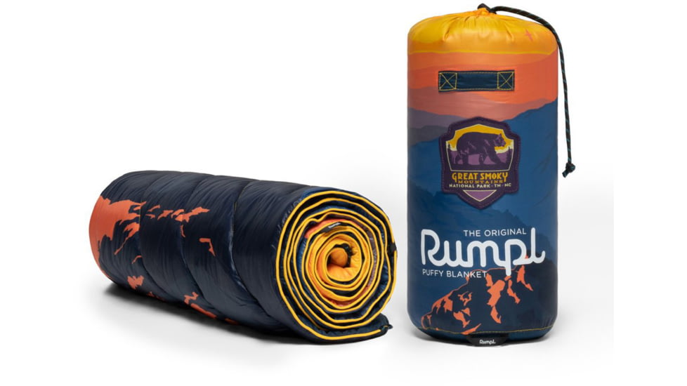Rumpl Original Puffy Blanket, Printed, Great Smoky Mountains, 1-Person, TPPB-GSM-1