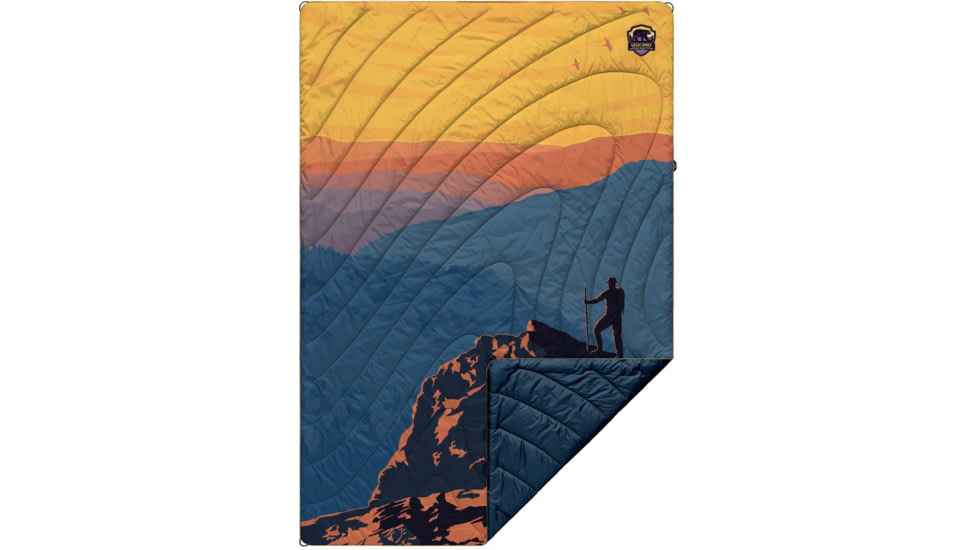 Rumpl Original Puffy Blanket, Printed, Great Smoky Mountains, 1-Person, TPPB-GSM-1