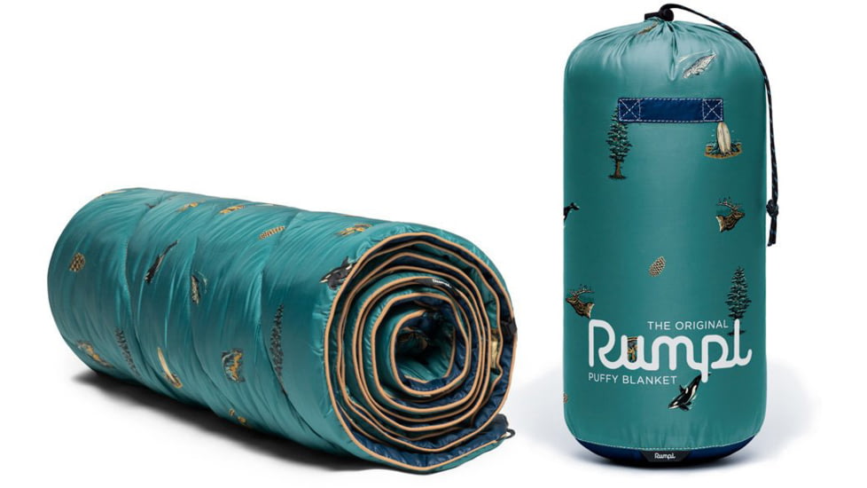 Rumpl Original Puffy Blanket, Printed, Left Coast/Sam Larson, 1-Person, TPPB-SL1-1