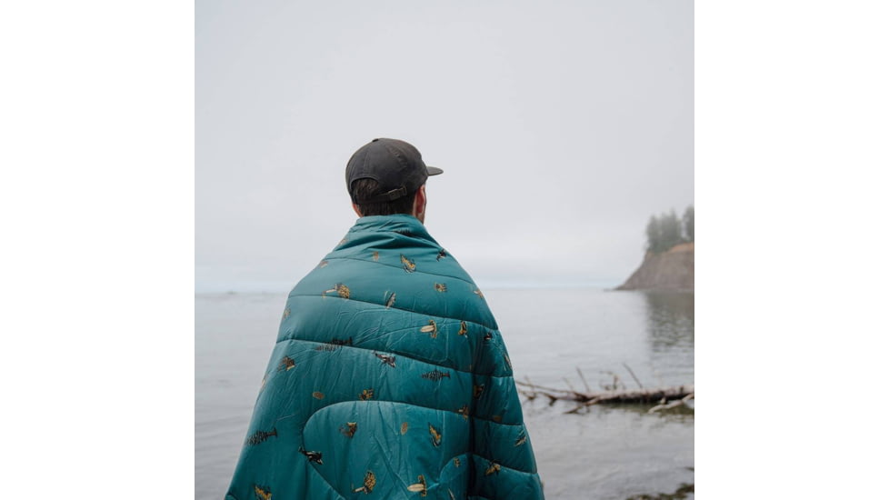 Rumpl Original Puffy Blanket, Printed, Left Coast/Sam Larson, 1-Person, TPPB-SL1-1