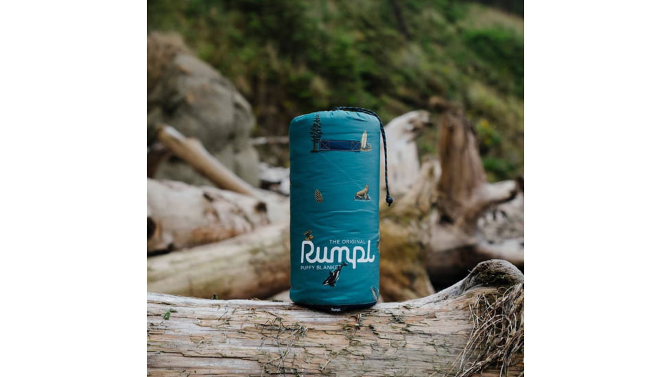 Rumpl Original Puffy Blanket, Printed, Left Coast/Sam Larson, 1-Person, TPPB-SL1-1