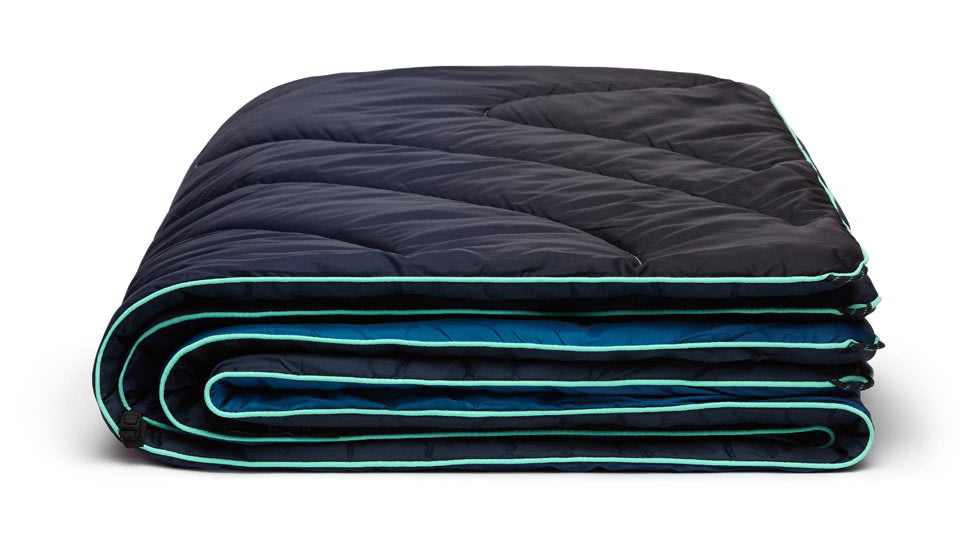 Rumpl Original Puffy Blanket, Printed, Ocean Fade, 1-Person, TPPB-P29-1