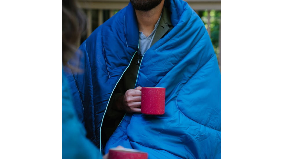 Rumpl Original Puffy Blanket, Printed, Ocean Fade, 1-Person, TPPB-P29-1