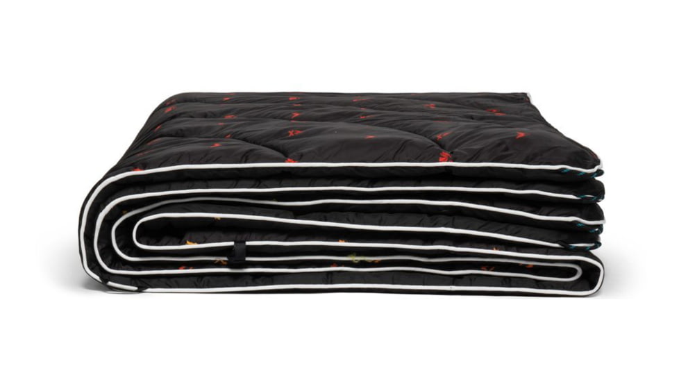 Rumpl Original Puffy Blanket, Printed, Outdoor Vibes/Black, 1-Person, TPPB-OVB-1