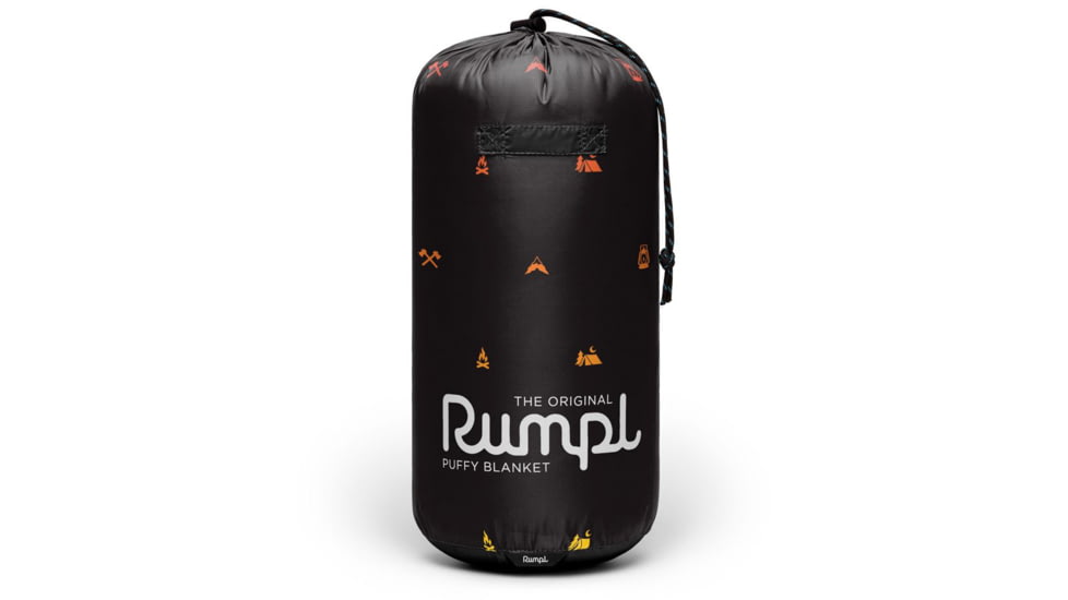 Rumpl Original Puffy Blanket, Printed, Outdoor Vibes/Black, 1-Person, TPPB-OVB-1