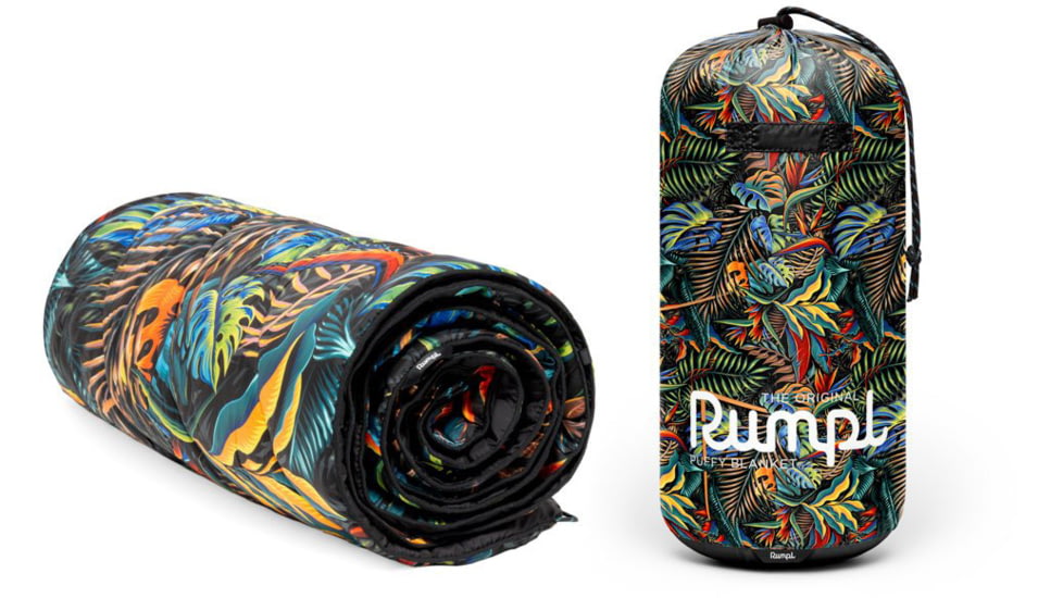 Rumpl Original Puffy Blanket, Printed, Psychotropic, 1-Person, TOPB-TRO-1
