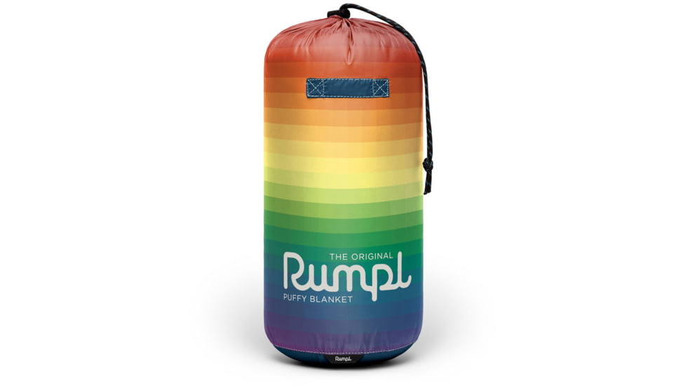 Rumpl Original Puffy Blanket, Printed, Rainbow Fade, 1-Person, TPPB-RF1-1