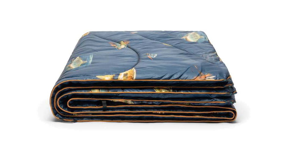 Rumpl Original Puffy Blanket - Printed, River Strike, 1 Person, TPPB-RS1-1