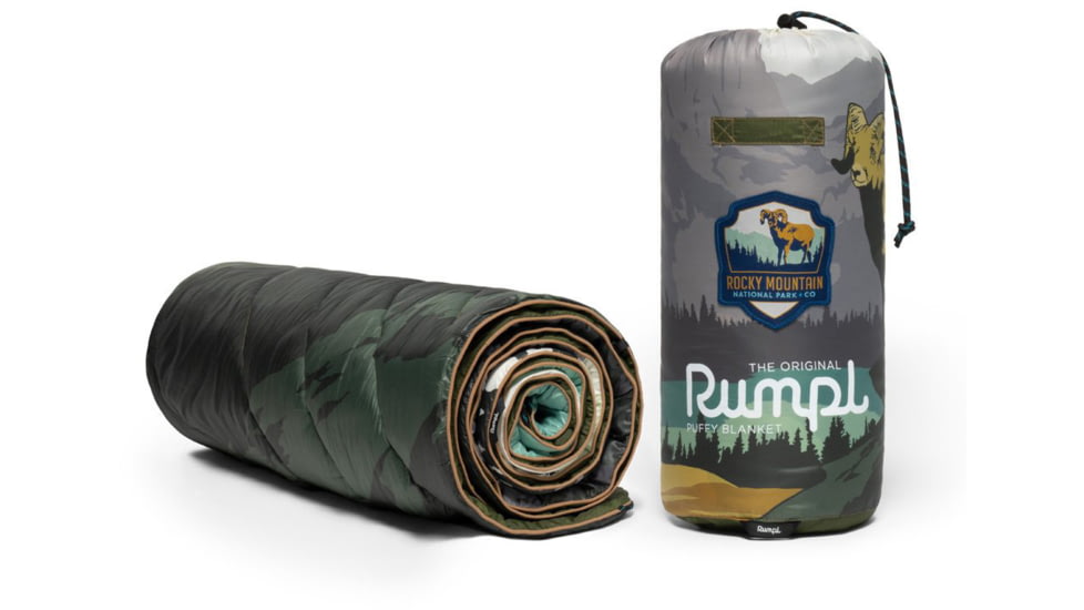 Rumpl Original Puffy Blanket, Printed, Rocky Mountain, 1-Person, TPPB-RMT-1