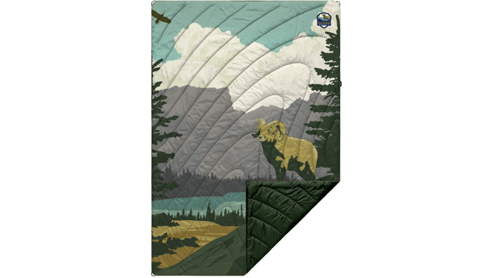 Rumpl Original Puffy Blanket, Printed, Rocky Mountain, 1-Person, TPPB-RMT-1