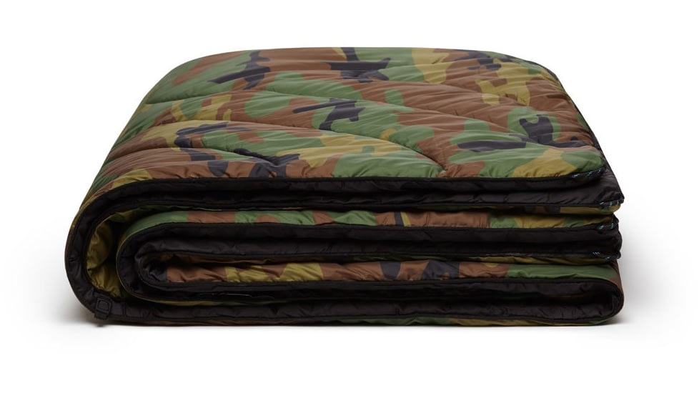 Rumpl Original Puffy Blanket, Printed, Woodland Camo, 1-Person, TPPB-P22-1