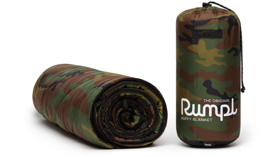 Rumpl Original Puffy Blanket, Printed, Woodland Camo, 1-Person, TPPB-P22-1