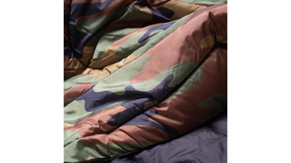 Rumpl Original Puffy Blanket, Printed, Woodland Camo, 1-Person, TPPB-P22-1