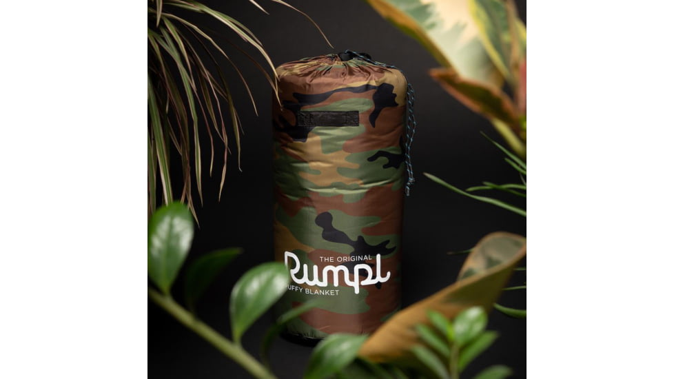 Rumpl Original Puffy Blanket, Printed, Woodland Camo, 1-Person, TPPB-P22-1