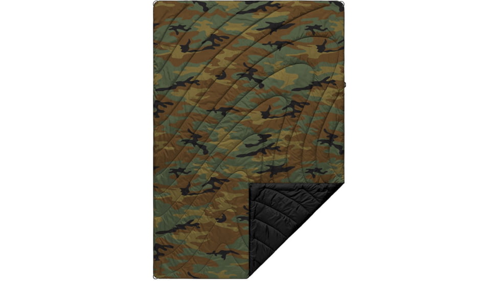 Rumpl Original Puffy Blanket, Printed, Woodland Camo, 1-Person, TPPB-P22-1