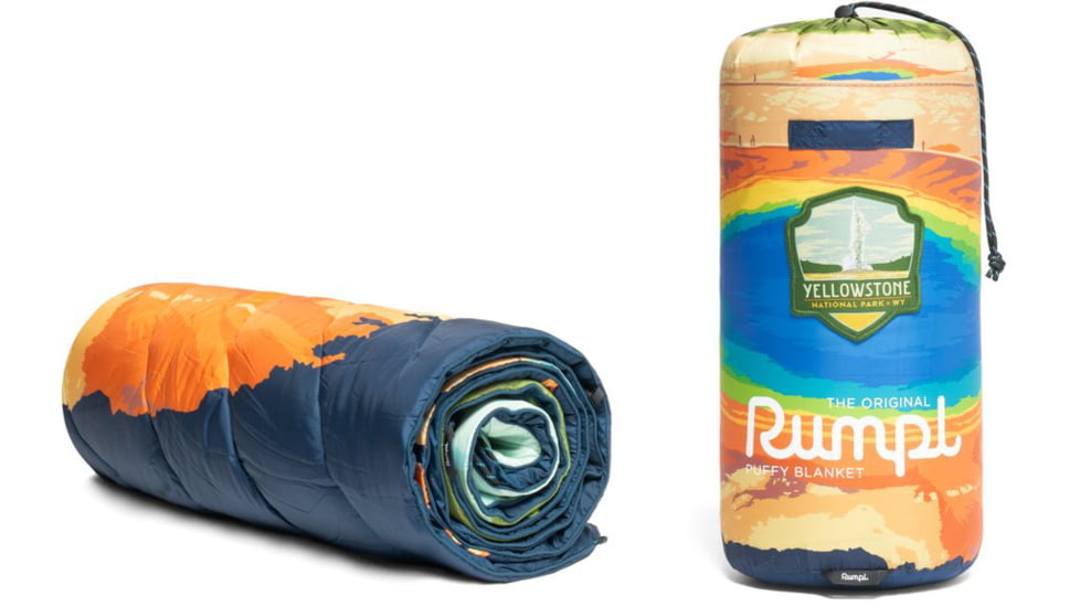 Rumpl Original Puffy Blanket, Printed, Yellowstone, 1-Person, TPPB-YEL-1