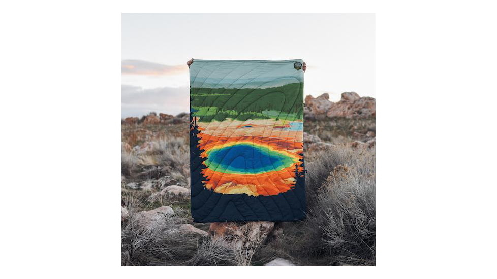 Rumpl Original Puffy Blanket, Printed, Yellowstone, 1-Person, TPPB-YEL-1