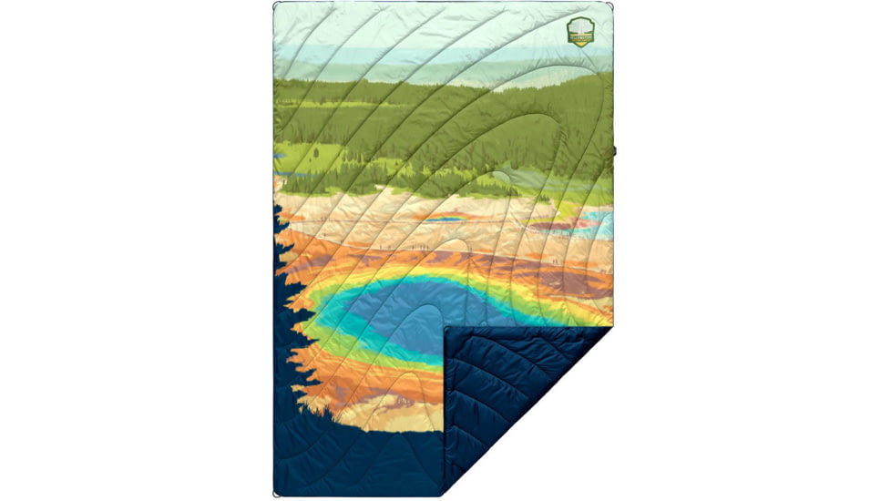 Rumpl Original Puffy Blanket, Printed, Yellowstone, 1-Person, TPPB-YEL-1