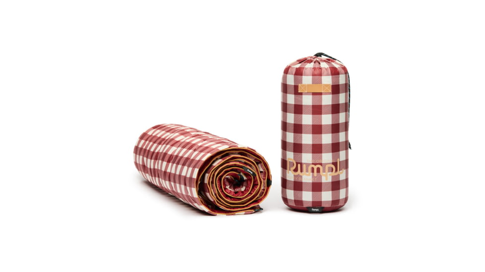 Rumpl Original Puffy Blanket, Red Gingham, 1 Person, TPPB-RG1-1