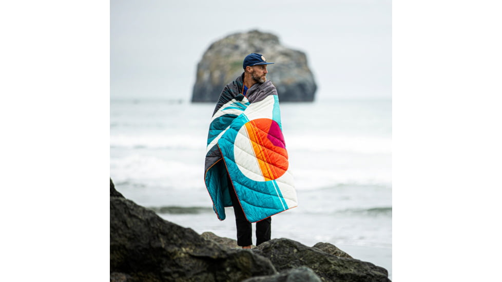 Rumpl Original Puffy Blanket, Salty Mountain Air, 1 Person, TPPB-EA1-1