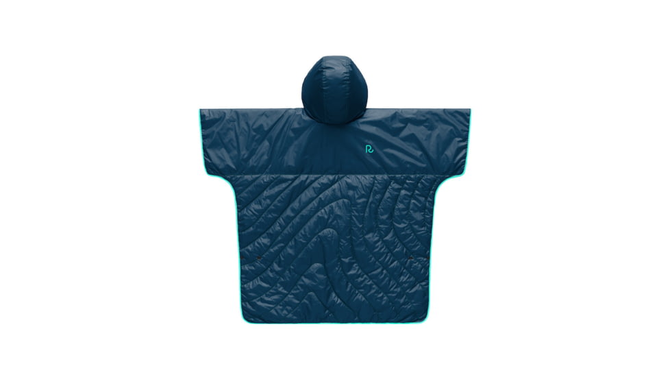 Rumpl Original Puffy Poncho, Blue Hawaii, Large/XL, OGPP-BH1-L