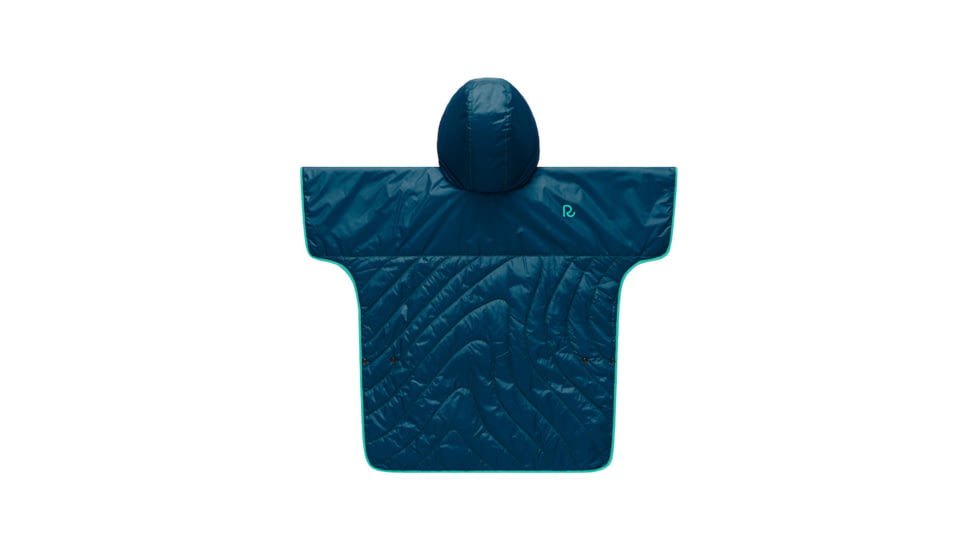 Rumpl Original Puffy Poncho, Blue Hawaii, Large/XL, OGPP-BH1-L