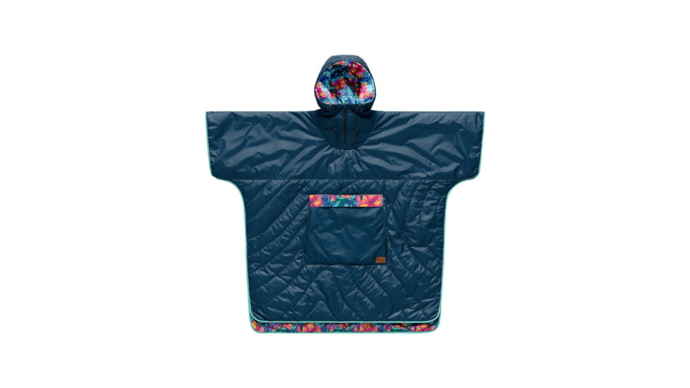 Rumpl Original Puffy Poncho, Blue Hawaii, Large/XL, OGPP-BH1-L