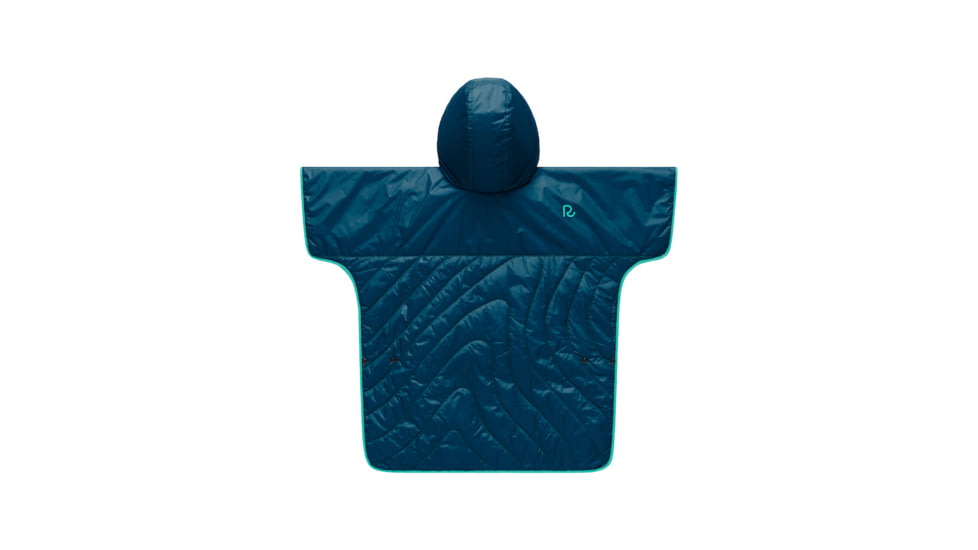 Rumpl Original Puffy Poncho, Blue Hawaii, Small/Medium, OGPP-BH1-S