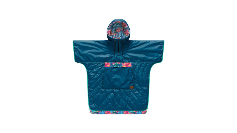 Rumpl Original Puffy Poncho, Blue Hawaii, Small/Medium, OGPP-BH1-S