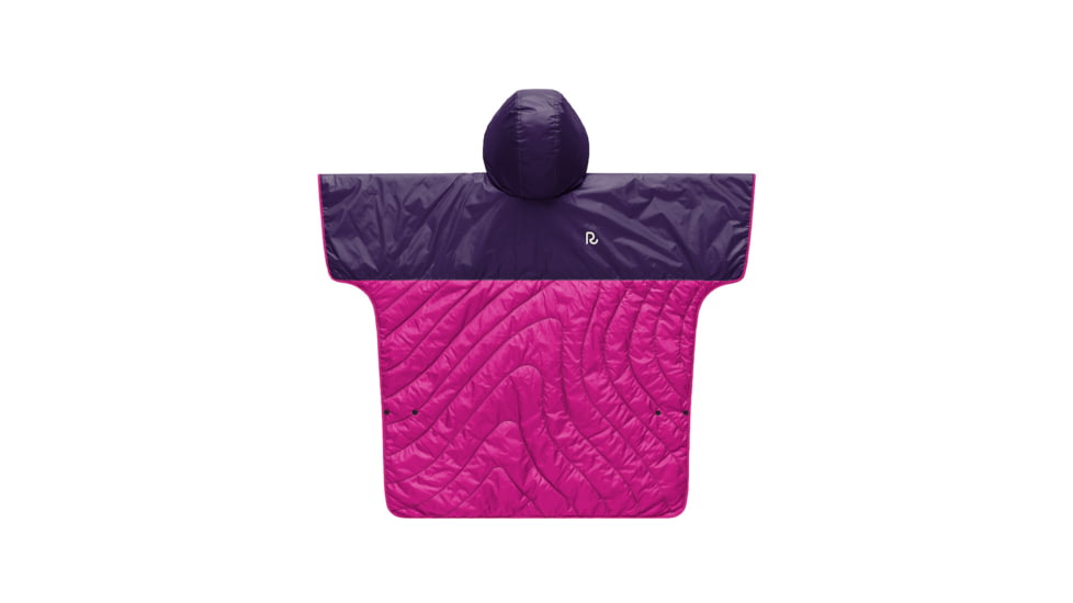 Rumpl Original Puffy Poncho, Retro Color Block, Small/Medium, OGPP-RTB-S