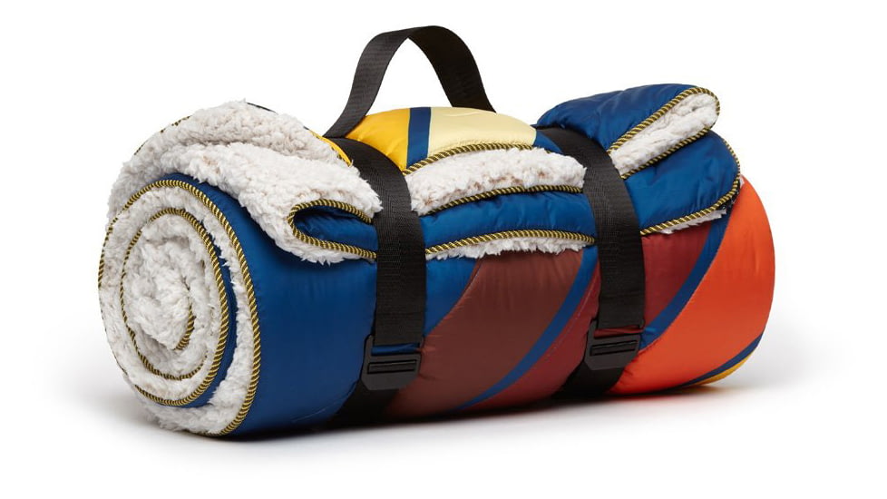 Rumpl Printed Sherpa Puffy Blanket, Filmore, 1-Person, TOSB-PB2-1