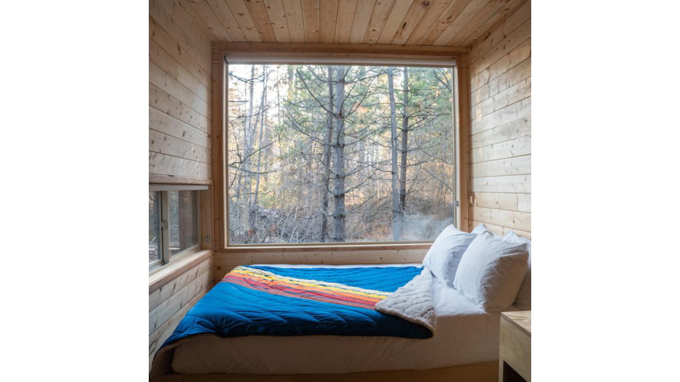 Rumpl Printed Sherpa Puffy Blanket, Filmore, 1-Person, TOSB-PB2-1