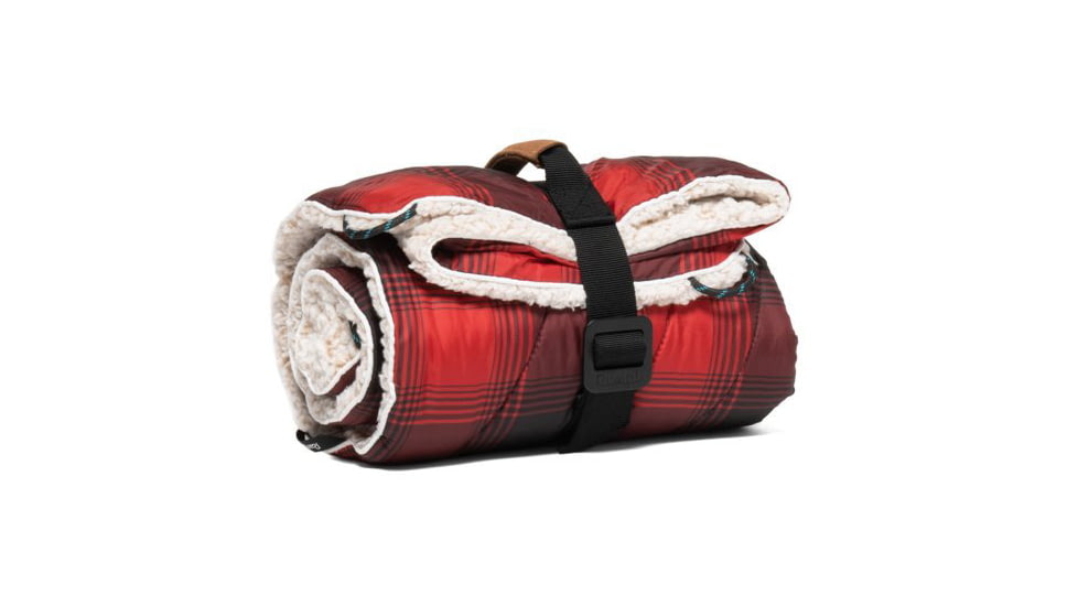 Rumpl Printed Sherpa Puffy Blanket, Ombre Plaid, Junior, TPSB-OPL-J