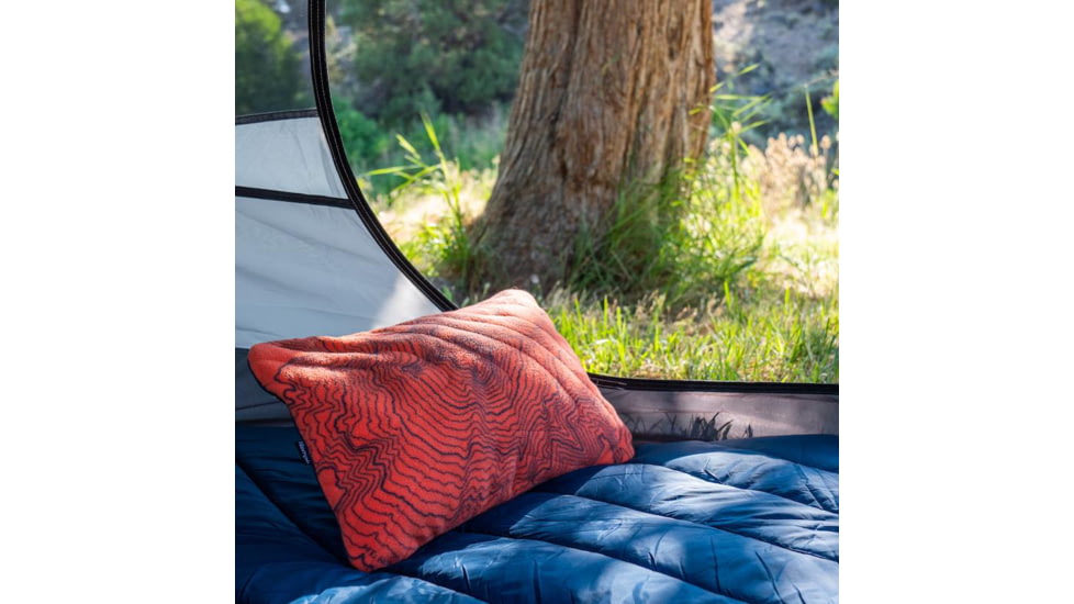 Rumpl Stuffable Pillow, Mt. Hood - Coral/Deepwater, One Size, TPSP-MH2-O