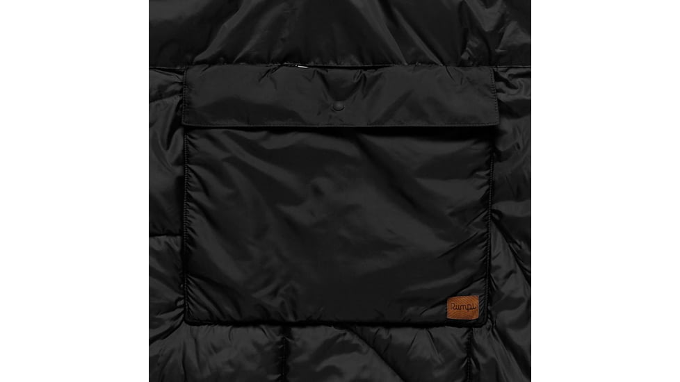 Rumpl The Nanoloft Puffy Poncho, Black, One Size, TPON-SB2-O