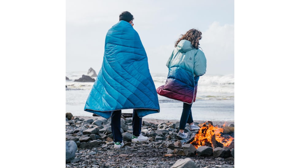 Rumpl The Nanoloft Puffy Poncho, Crisp Fade, One Size, TPON-P32-O