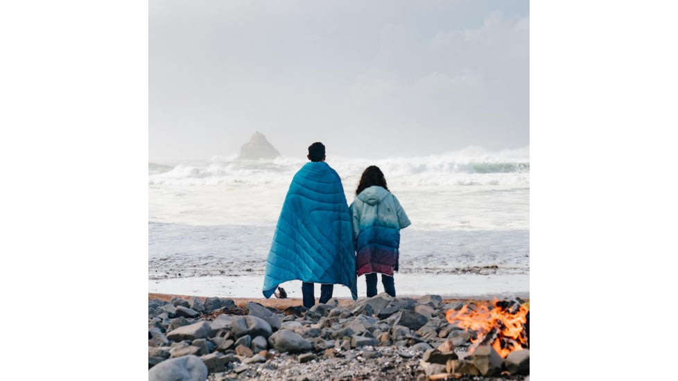 Rumpl The Nanoloft Puffy Poncho, Crisp Fade, One Size, TPON-P32-O