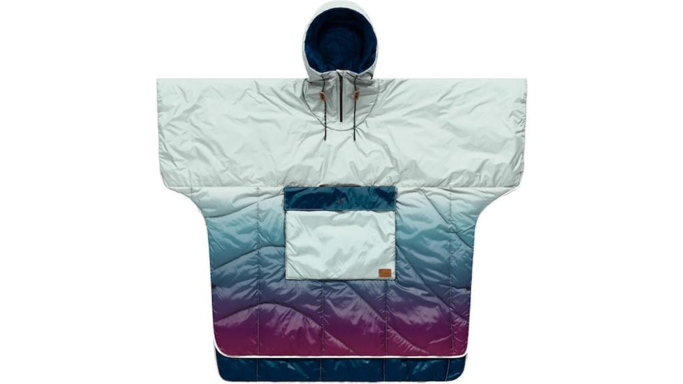 Rumpl The Nanoloft Puffy Poncho, Crisp Fade, One Size, TPON-P32-O