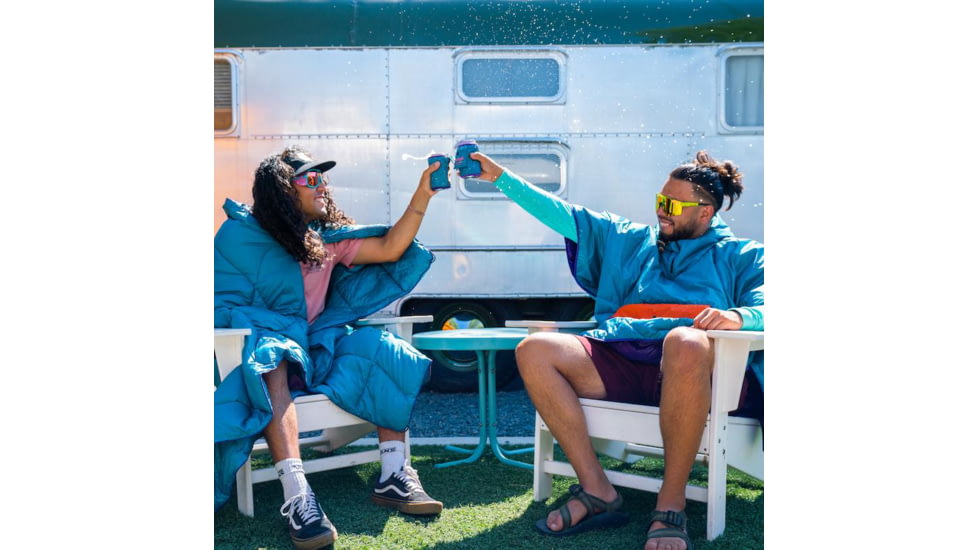 Rumpl The Nanoloft Puffy Poncho, Harbor Blue, One Size, TPON-HB1-O