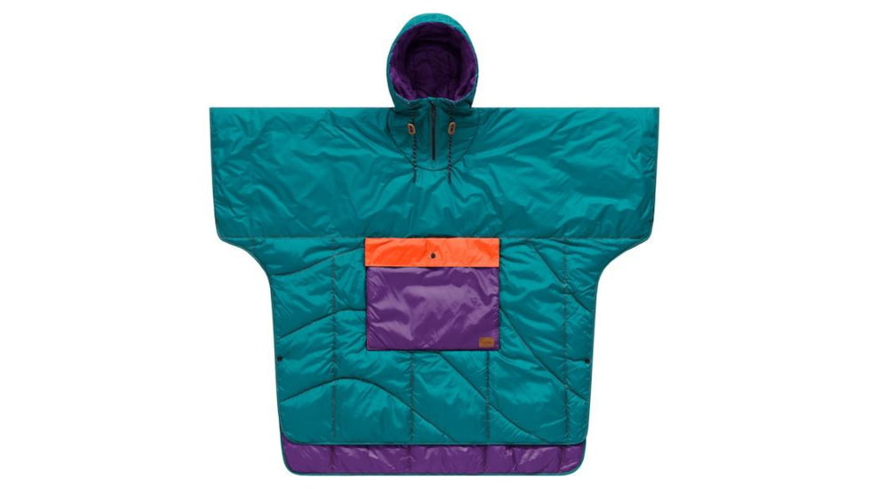 Rumpl The Nanoloft Puffy Poncho, Harbor Blue, One Size, TPON-HB1-O