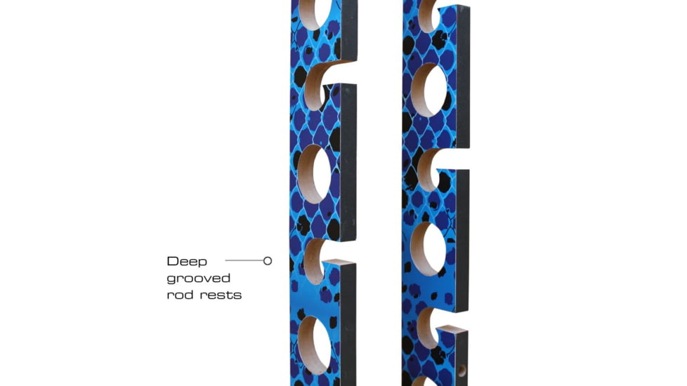 Rush Creek Creations 8 Rod Wall/Ceiling Rack, Blue, 23 x 3 x .6, 38-4077