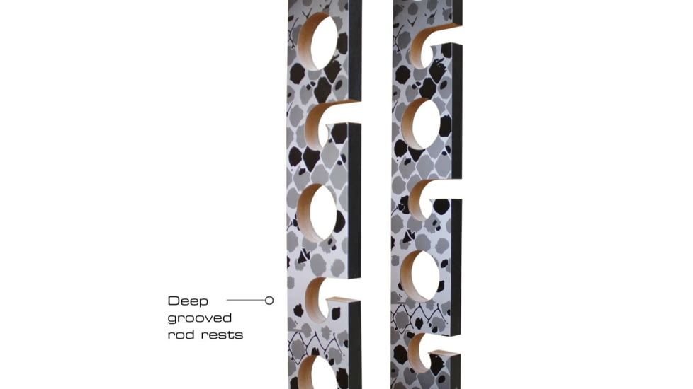 Rush Creek Creations 8 Rod Wall/Ceiling Rack, Gray, 23 x 3 x .6, 38-4078