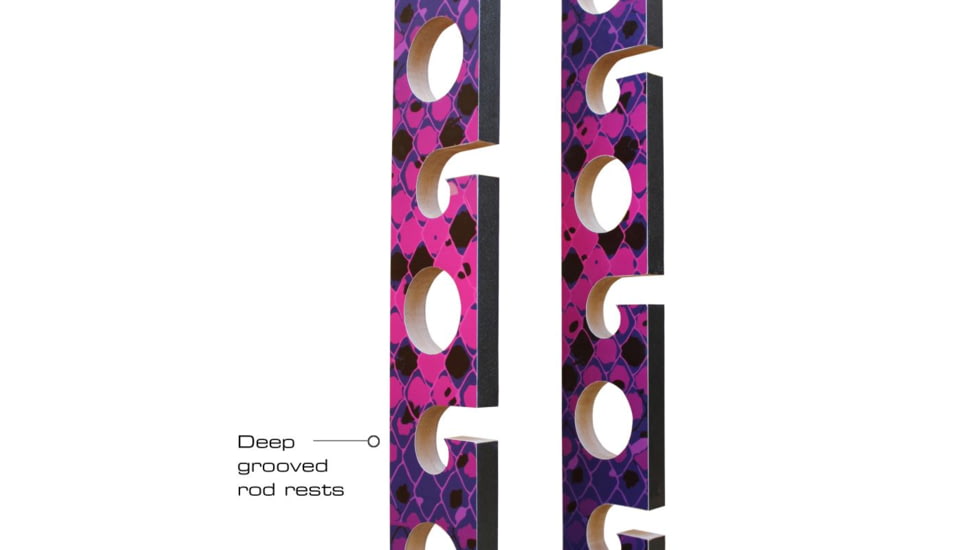 Rush Creek Creations 8 Rod Wall/Ceiling Rack, Pink, 23 x 3 x .6, 38-4080